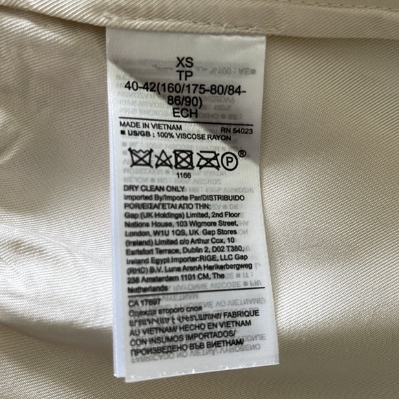 Banana Republic Cream Dress size XS - Picture 12 of 12